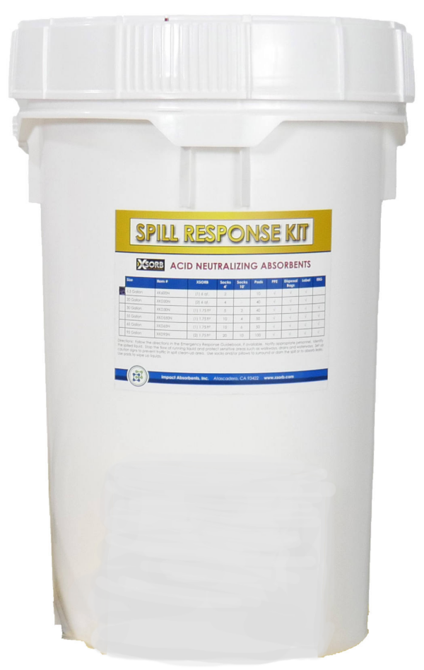 6.5 gallon bucket for spill kits