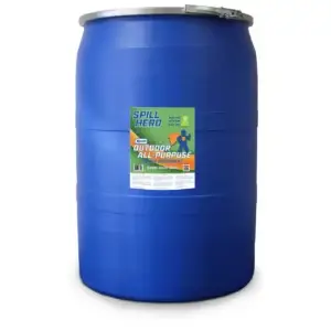 Spill Hero Outdoor Heavyweight All Purpose Loose Absorbent 55 Gallon Poly Drum