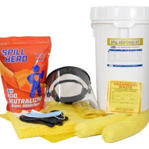 Spill Hero Acid Neutralizing Spill Kit in 6.5 Gallon Bucket