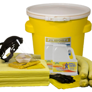 Spill Hero Caustic Neutralizing Spill kit in 20 gallon drum