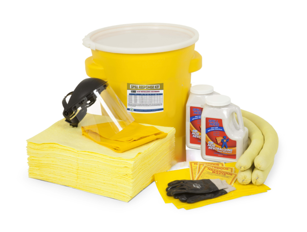 Acid Neutralizing Spill kit in 20 gallon drum