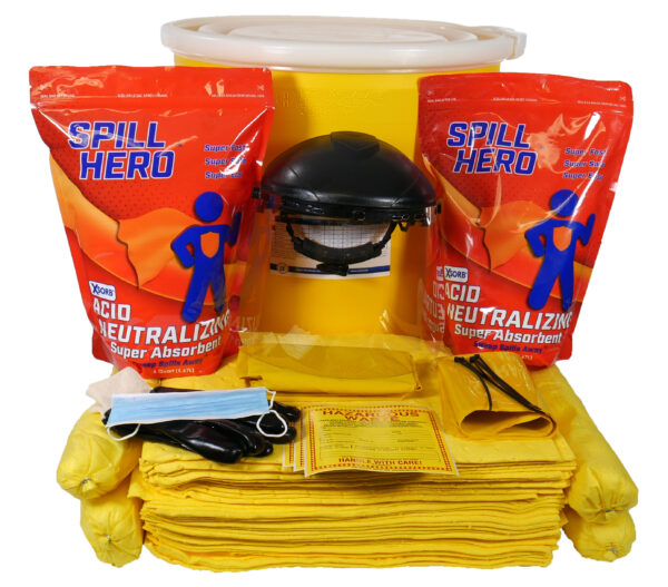 Spill Hero Acid Neutralizing Spill Kit in 20 Gallon Drum