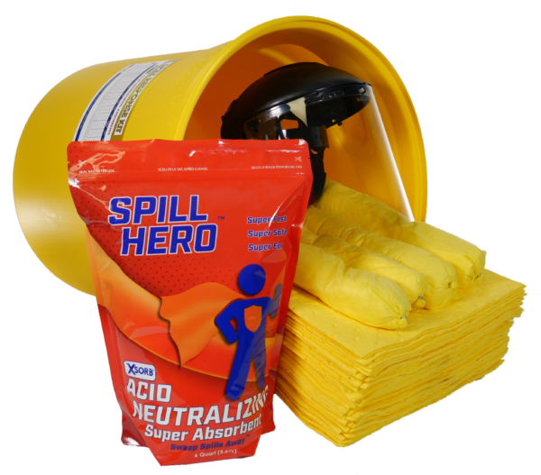 Spill Hero Acid Neutralizing Spill Kit in 20 gallon Drum