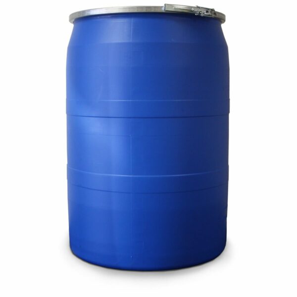 55 gal. Poly Open Top Drum w/ Lever Lock Lid - Spill Hero
