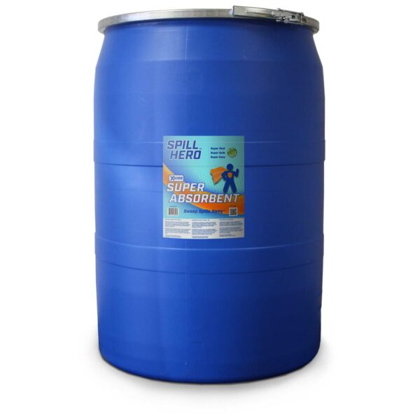 XSORB Oil Absorbent in 50 gallon poly drum
