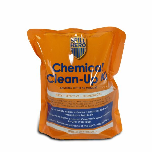 Chemical Clean-Up Kit, Case of 12 - Spill Hero