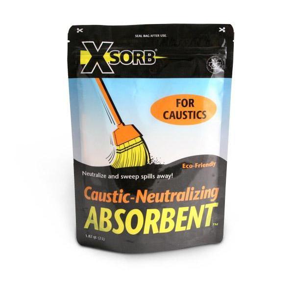 XSORB Caustic Neutralizing Absorbent 2 Liter Bag - Spill Hero