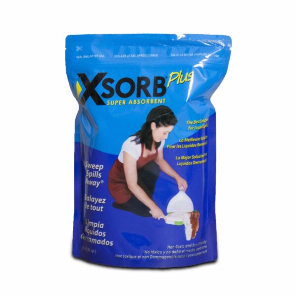 XSORB Plus Super Encapsulator with Disinfectant 2 Liter Bag - Spill Hero