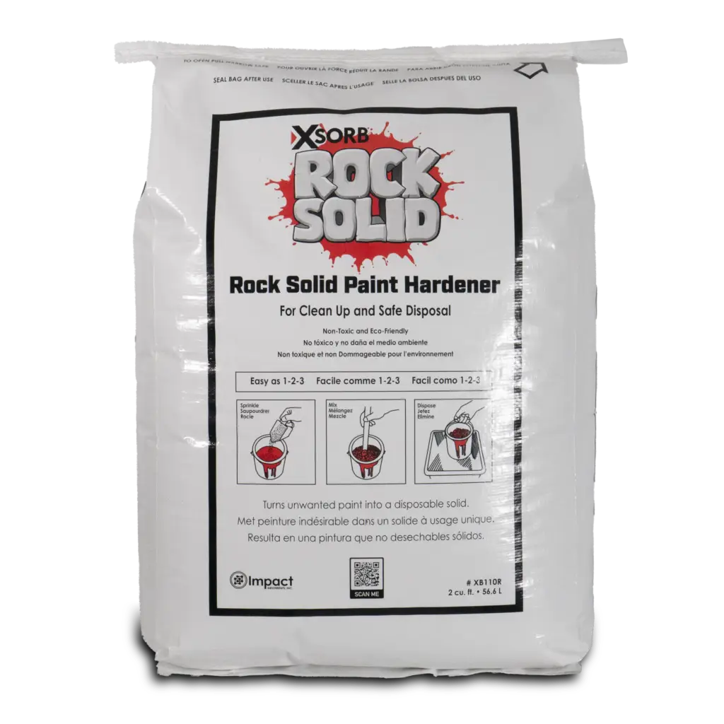 XSORB Rock Solid Paint Hardener Bag 2 cu. ft. - Spill Hero
