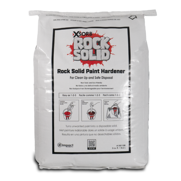 XSORB Rock Solid Paint Hardener Bag 2 cu. ft. - Spill Hero