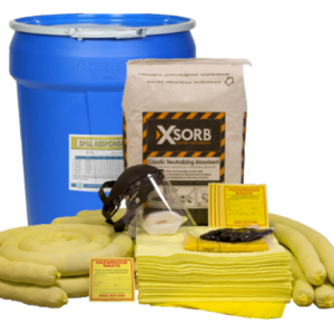 XSORB Caustic Neutralizing Spill Kit in 30 Gallon Drum