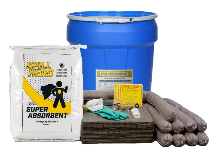 Spill Hero Universal Spill Kit in 30 Gallon Drum