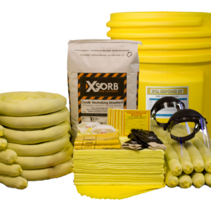 XSORB Caustic Neutralizing Spill Kit in 65 Gallon Drum