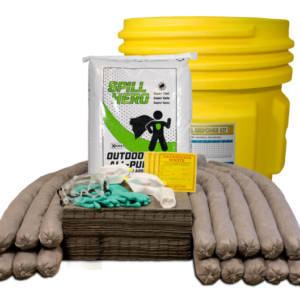 Spill Hero Outdoor Spill Kit in 65 Gallon Drum