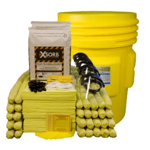 XSORB Caustic Neutralizing Spill Kit in 95 Gallon Drum