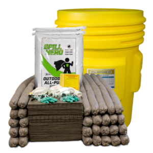 Spill Hero Outdoor Spill Kit in 95 Gallon Drum