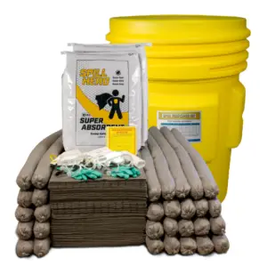Spill Hero Universal Absorbent Spill Kit in 95 Gallon Drum