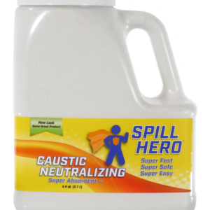 Spill Hero Caustic Neutralizing Absorbent in 5.4 quart bottle