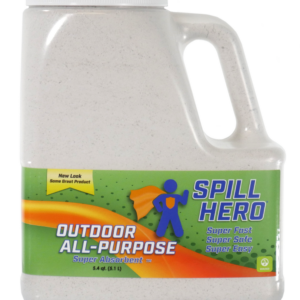 Spill Hero Outdoor Absorbent in 5.4 quart bottle