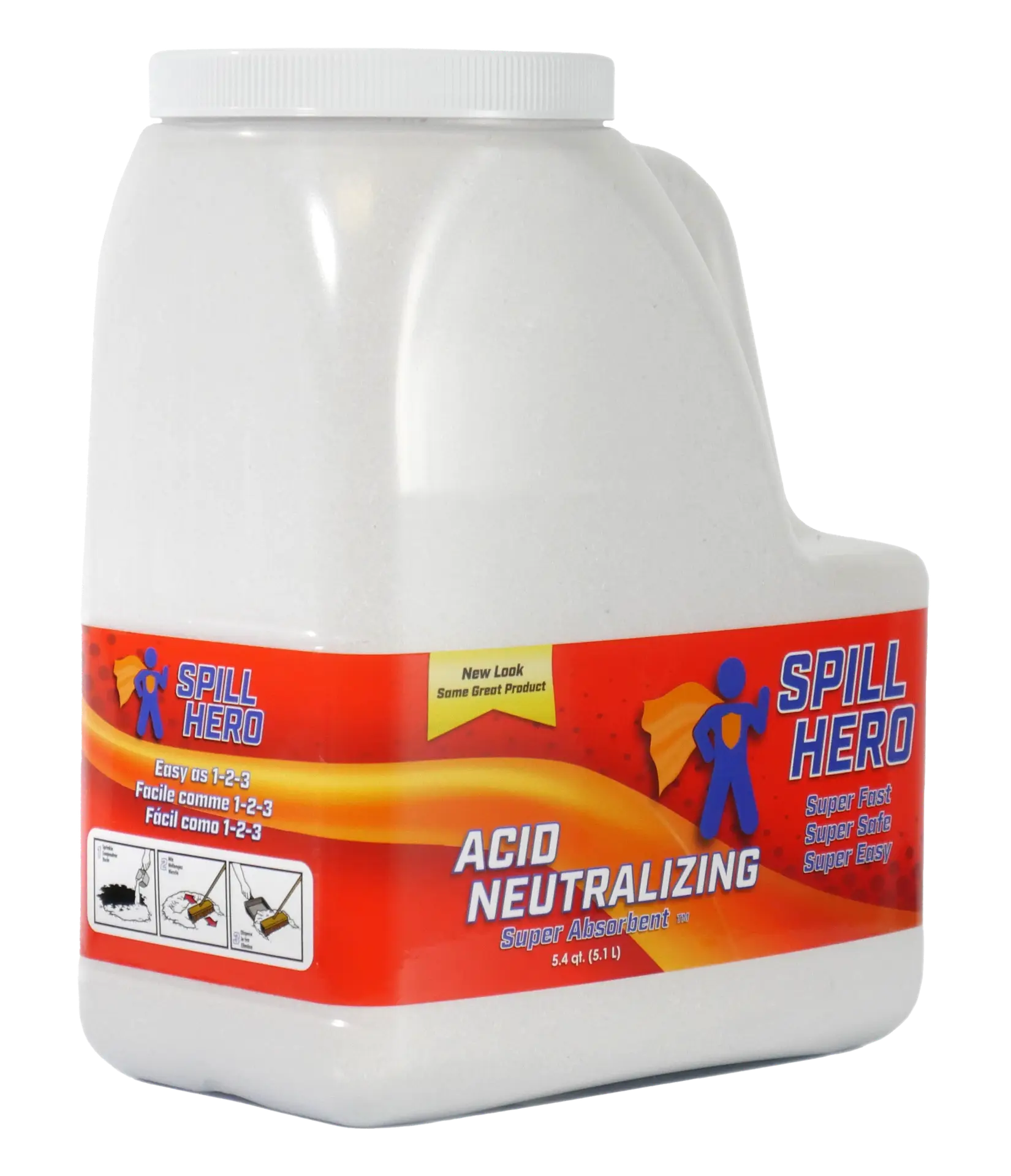 Acid 出品 Spill Hero® Acid Neutralizer Absorbent, 5.4 qt. Bottle - Spill Hero