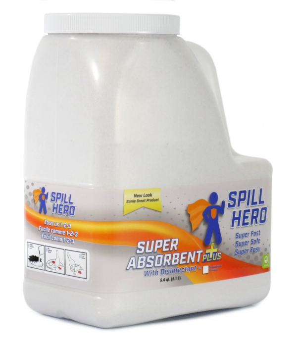 Spill Hero Plus Encapsulating Absorbent with Disinfectant