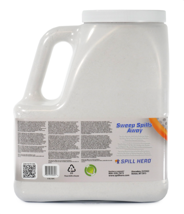 Spill Hero Plus Encapsulating absorbent with Disinfectant 5.4 quart bottle