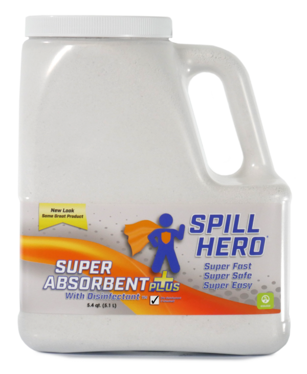 Spill Hero Super Encapsulating Absorbent in 5.4 quart bottle