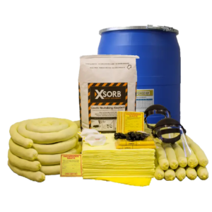 XSORB Caustic Neutralizer Spill Kit in 55 Gallon Drum