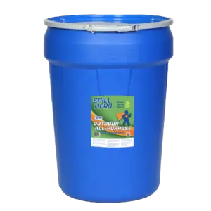 Spill Hero Outdoor Absorbent 30 Gallon Poly Drum